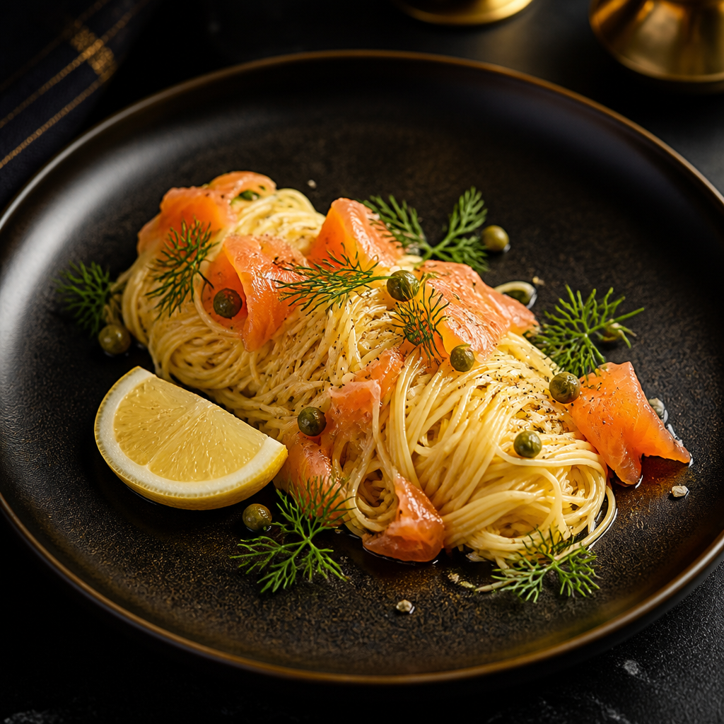 Capellini Gerookte Zalm