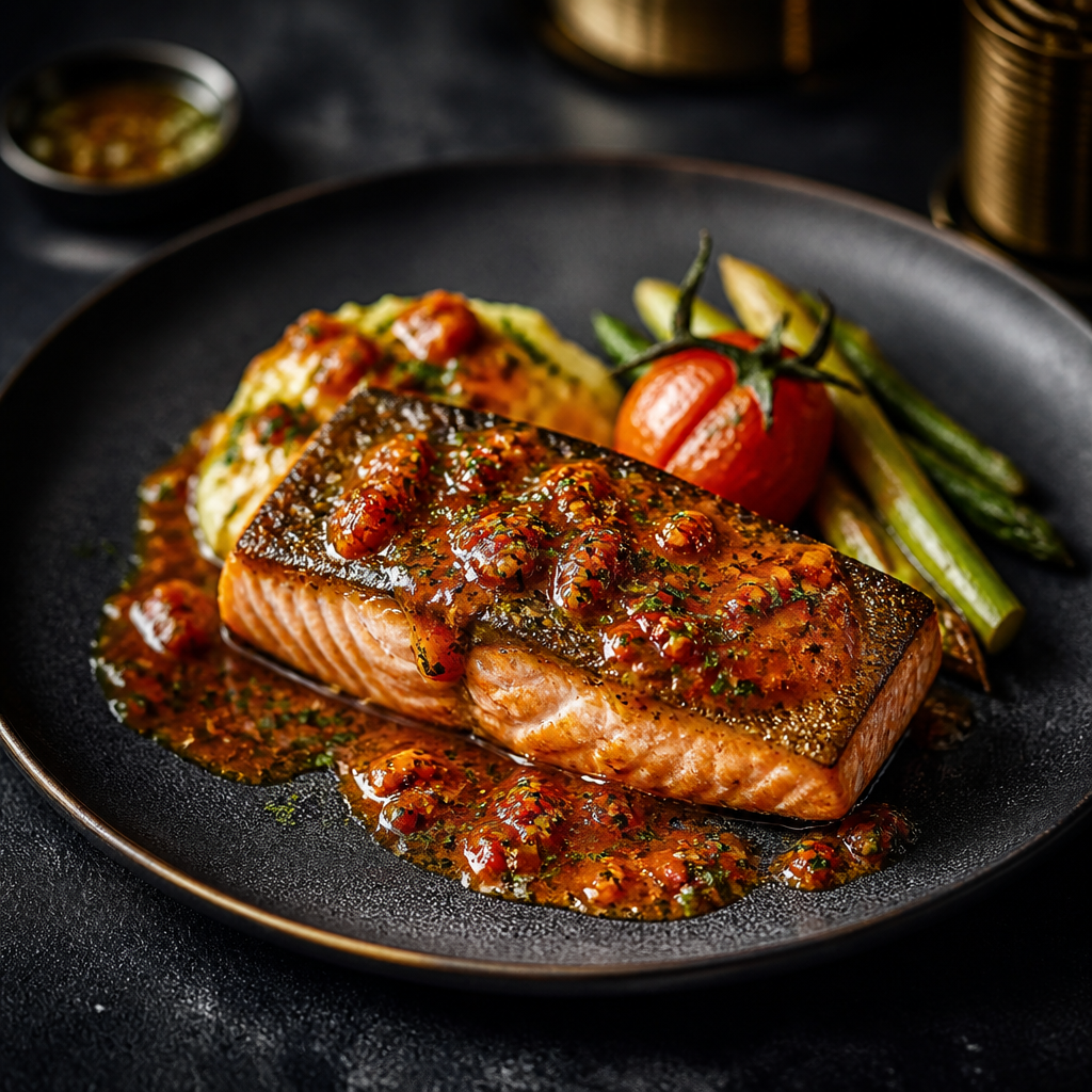 Gebakken Zalmfilet Diabolique